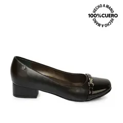 VIALE - Zapato Reina Vestir TATI-2525 Negro Cuero