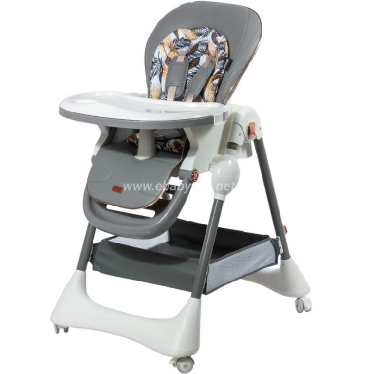 Silla de Comer Graduable WROWI PLOMO