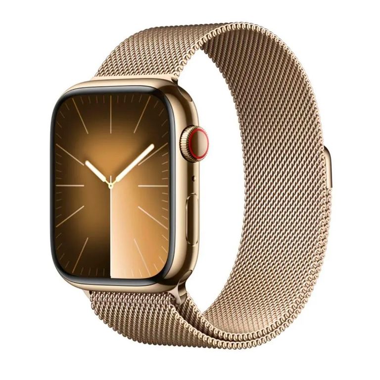 Correa Milanese Imantada Para Apple Watch 41mm Champagne