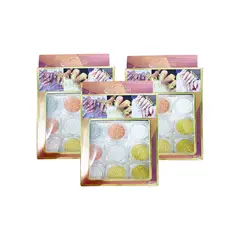 GENERICO - Nail Art Powder Balines 9 Pz 3 Unid