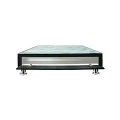 MUEBLES MACRUMO - Box tapizada con sabanera King Plz - Color negro