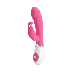 PRETTY LOVE - Vibrador Rabbit Sexual Femenino Gene Silicona 30 Funciones Punto G