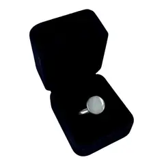GENERICO - Anillo Mujer Nácar Regulable Joya Regalo Novia Plata 950