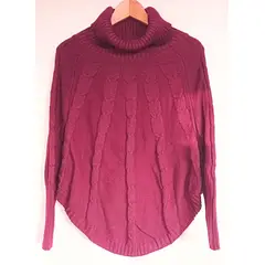 GENERICO - Chompa Tipo Poncho Mujer