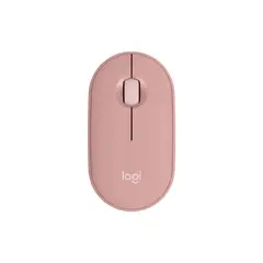 LOGITECH - Mouse Inalámbrico Pebble 2 M350s - Bluetooth, Ultra Delgado y Silencioso (Rose)