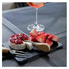 WAYU - TABLA PIEDRA PIZARRA PARA APERITIVO CON UTENSILIOS