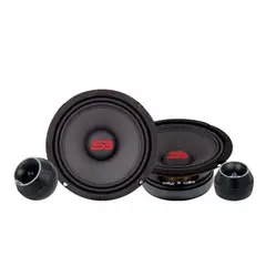 GENERICO - Parlantes Medios Rango 6.5 Pulgadas 600W + Tweeter 200W Neodimio SB