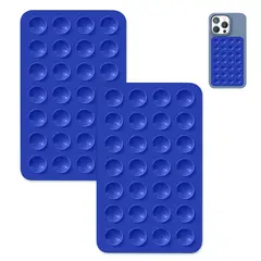 PRETTYPETS - Soporte Adhesivo Ventosa Para Celulares Sticky Grippy - Azul