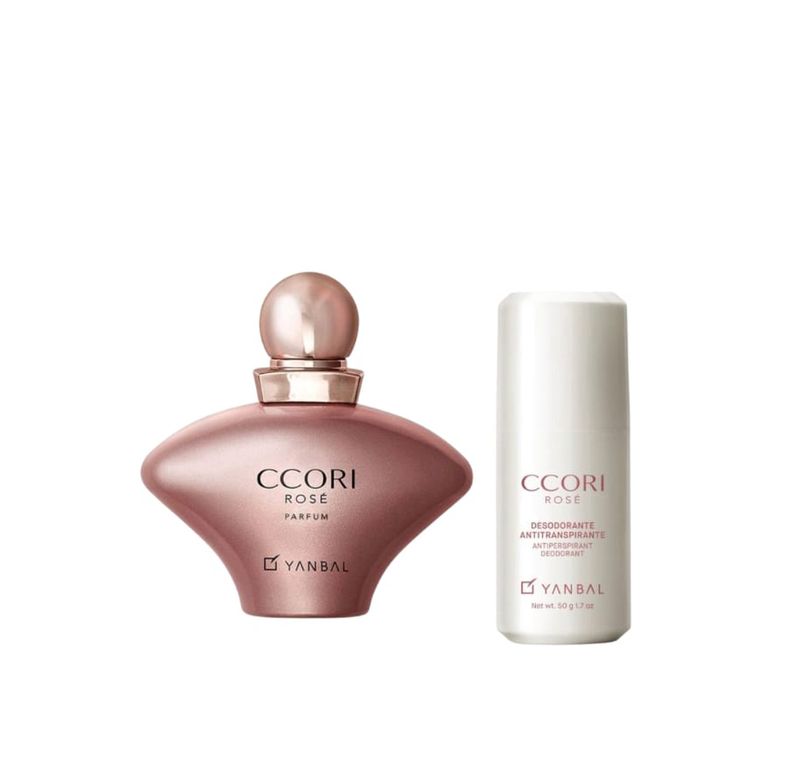 Set Ccori Rose Perfume + desodorante