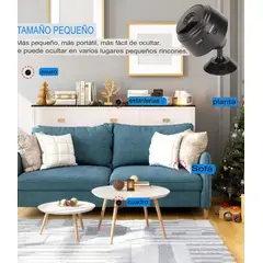 GENERICO - MINI CÁMARA DE SEGURIDAD ESPÍA PARA EL HOGAR CONEXIÓN DIRECTA APLICACIÓN