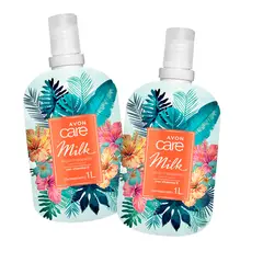 AVON - Loción Hidratante Corporal Care Milk 1 LITRO x2 und