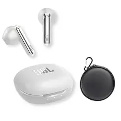 JBL - Audífonos Bluetooth T280TWS X2 Blanco Y Estuche
