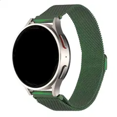 GENERICO - Correa Magnetica Verde Galaxy Watch4 Classic Active Active 2 42 46 mm