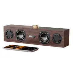 LENOVO - Parlante Grano de maderaLenovo C02 Bluetooth 5.2 Acuatico-Negro