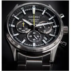 Seiko - Reloj Essentials Coleccion Cronografo Acero inox Japones SSB413