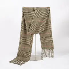 KAST PE - Bufanda Chalina Kingsley hombre caballeros Beige Multicolor