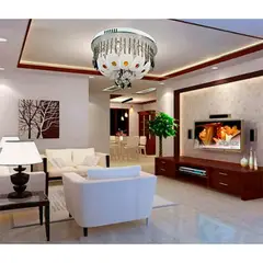 GENERICO - Lámpara Colgante Tipo Torta Redonda