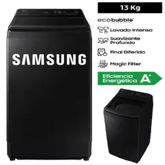 SAMSUNG - Lavadora Ecobubble 13KG WA13CG5441BVPE