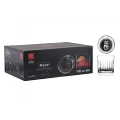 GENERICO - SET DE VASOS X 06 MAORI DOF COLOR 36 CL.