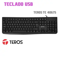 TEROS - TECLADO multimedia con cable usb - TE4067S
