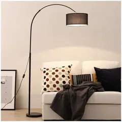 GENERICO - Lámpara de Pie Black Vintage