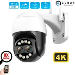 OEM - Cámara Wifi vigilancia 4MP Exteriores Detección Humana 8X Zoom