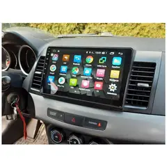 GENERICO - Autoradio Android 4+64GB Mitsubishi Lancer 2007-2018 8Nucleos +Entrada Sim