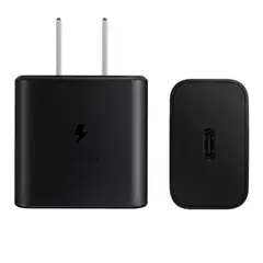 SAMSUNG - Cargador 25W Galaxy A22 A31 A33 A34 Solo Adaptador - Negro