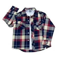 GENERICO - Camisa + Polo Olivier para Niño 100% Algodón