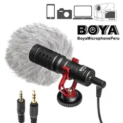 BOYA - - BY-MM1 - Micrófono de Cañon Boom para camaras y smartphone