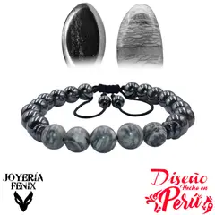 JOYERIA FENIX - Pulsera Doble Protección Hematite - Joyería Fenix