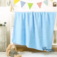 CASATEX - Manta para Bebe Suave Polar Alto Relieve Ligth Blue