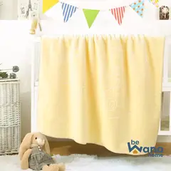CASATEX - Manta para Bebe Suave Polar Alto Relieve Yellow
