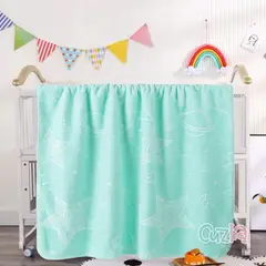 CASATEX - Manta para Bebe Suave Polar Alto Relieve Turquoise