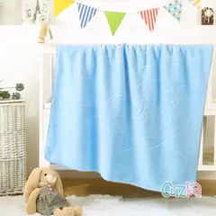 CASATEX - Manta para Bebe Suave Polar Alto Relieve Celeste
