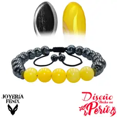 JOYERIA FENIX - Pulsera Doble Protección Hematite - Joyería Fenix