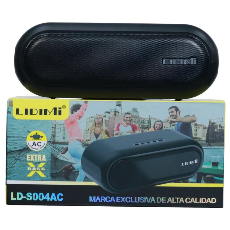 Parlante Ld-s004ac Bluetooth Recargable Radio Fm Rgb Alazar