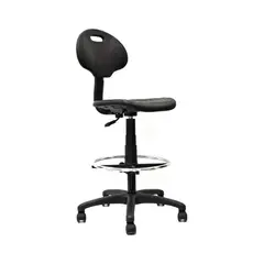 OFIDEAS - Silla Cajero Ergonómico Twing Cromado Color Negro