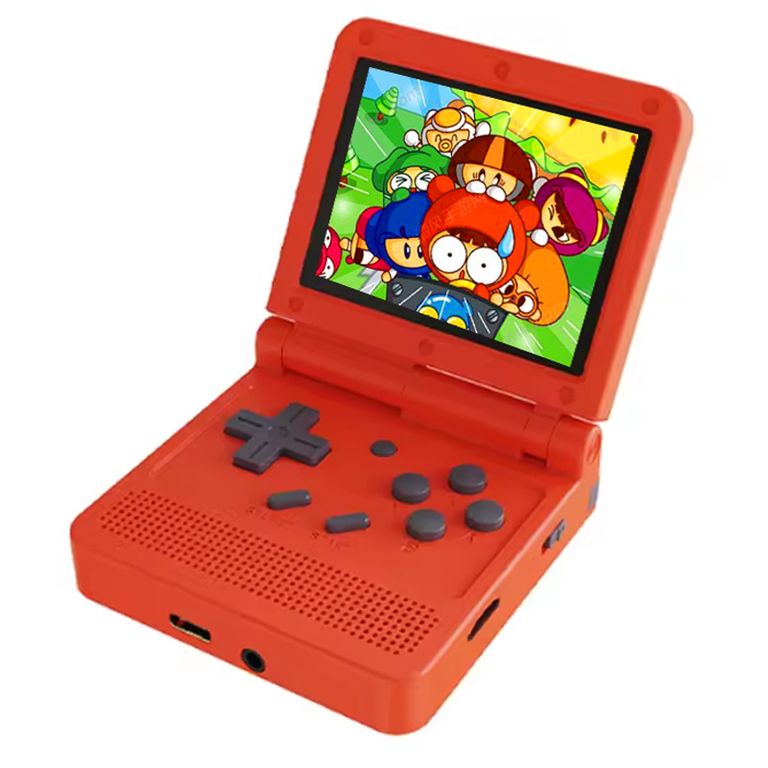 Consola de videojuegos V90 de pulgadas videoconsola portátil Rojo