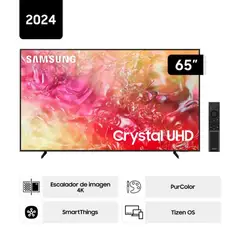 SAMSUNG - Televisor 65" CRYSTAL 4K UHD TIZEN 65DU7000 2024