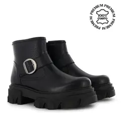 ECCO - Botas Mujer Simone05 Negro Cuero