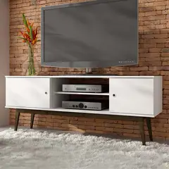 BRV MOVEIS - Stand TV Zaid 58X150X38 cm Blanco y Negro