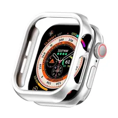 GENERICO - Case Bumper para APPLE WATCH 46mm - Serie 10 - Plateado
