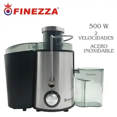 FINEZZA - Extractor de Jugos FZ A6218EX 500 W Acero