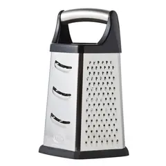 FINEZZA - Rallador de Acero Inoxidable 5 Caras Profesional Ilko 122330