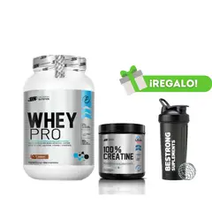 UNIVERSE NUTRITION - PROTEÍNA WHEY PRO 1.1 KG CHOCOLATE + CREATINA 250G + SHAKER