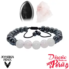 JOYERIA FENIX - Pulsera Doble Protección Hematite - Joyería Fenix