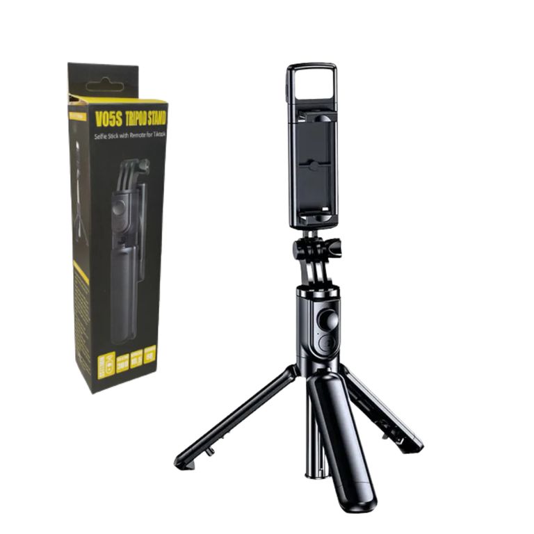 TRIPODE SELFIE STICK CON LUZ LED V05S Tripode Selfie Stick