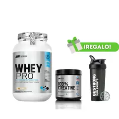 UNIVERSE NUTRITION - PROTEÍNA WHEY PRO 1.1 KG VAINILLA + CREATINA 250G + SHAKER