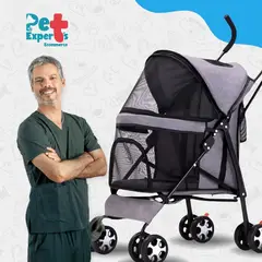 GENERICO - COCHE LIGERO PET STROLLER PARA PERROS Y GATOS